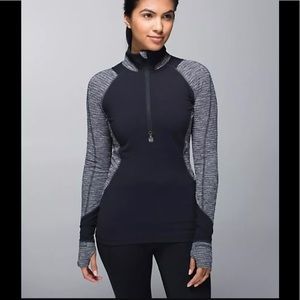 Lululemon Race Your Pace  1/2 Zip  Pullover Size 12